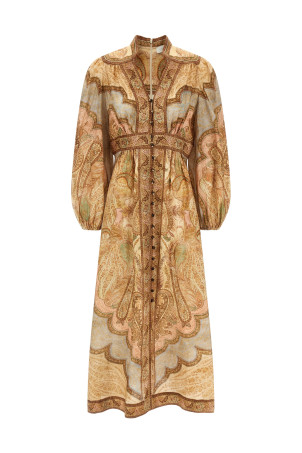 'Wanderlust' dress Brown