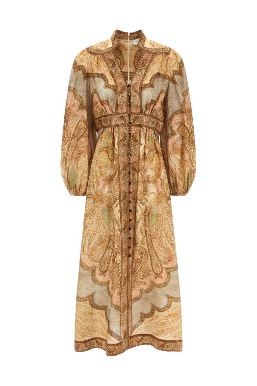 'Wanderlust' dress Brown