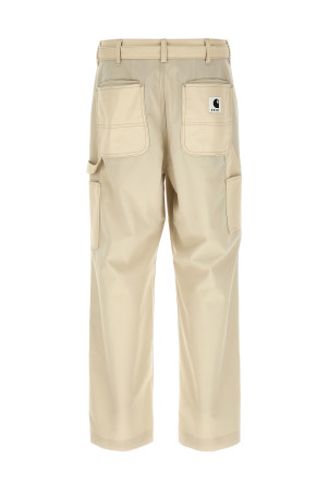 Sacai x Carhartt WIP 'Duck' pants Beige