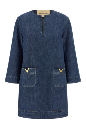 Valentino Garavani VGold dress Blue