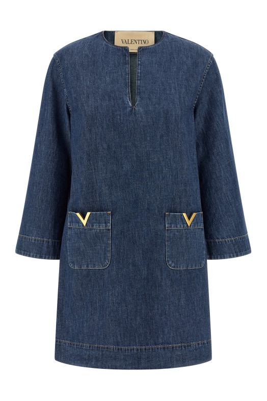 Valentino Garavani VGold dress Blue