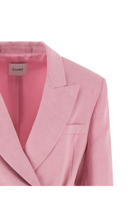 Belt blazer Pink