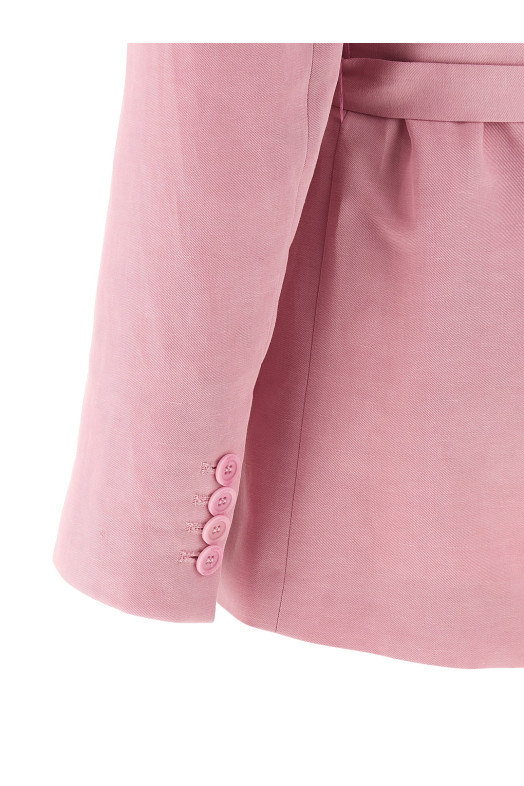 Belt blazer Pink