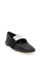 'Sliced Square' ballet flats Black