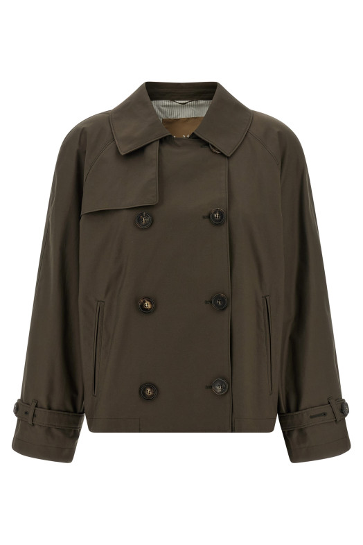 'MtcTesoro' trench coat Green