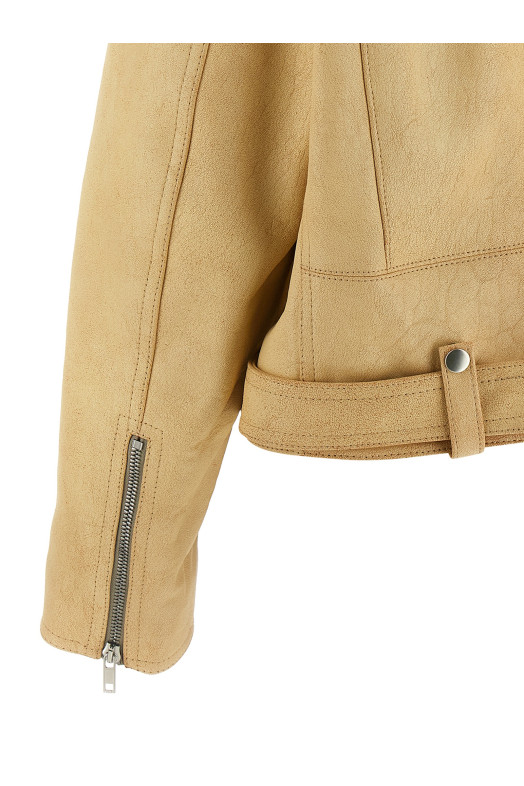'Biker Jumbo Stooges' jacket Beige