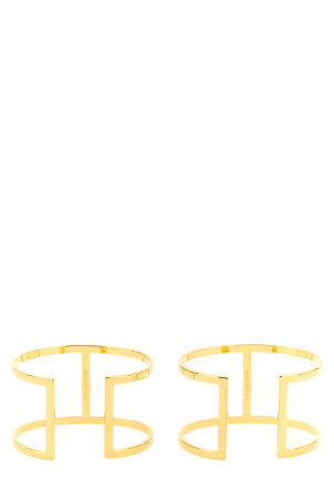 Logo bracelet set Gold