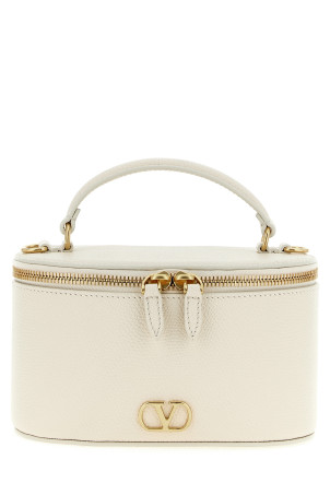 Valentino Garavani Vlogo Signature mini crossbody bag Beige