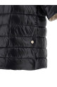 Reversible short-sleeved down jacket Black