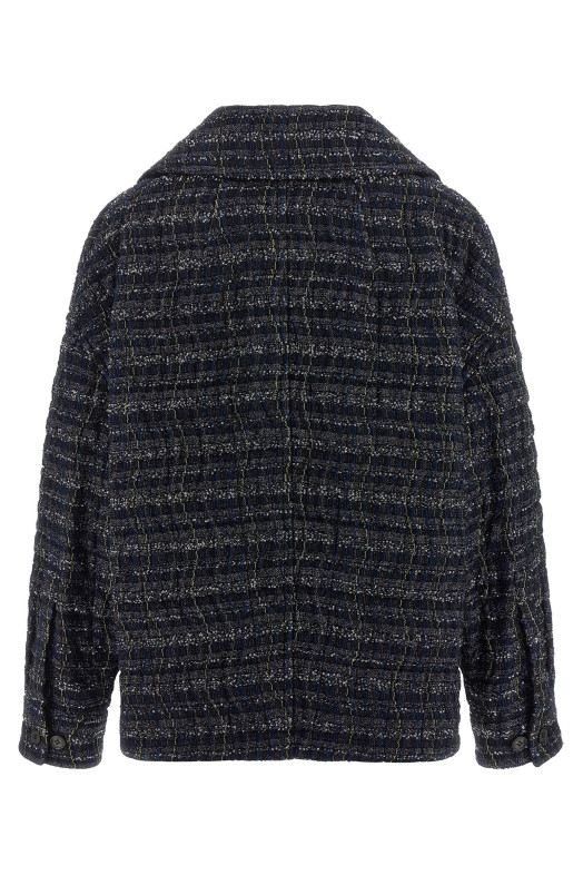 Caperdoni frame overshirt Blue