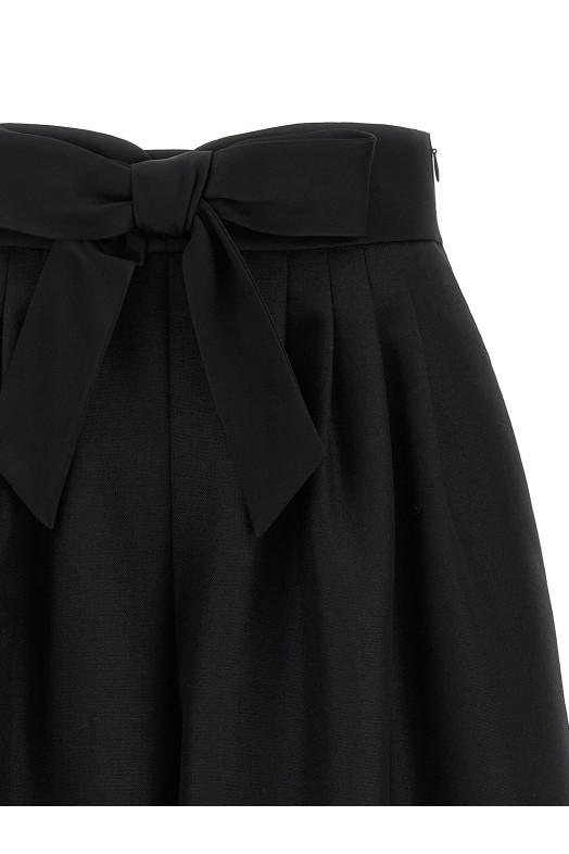 Valentino Garavani bow bermuda shorts Black