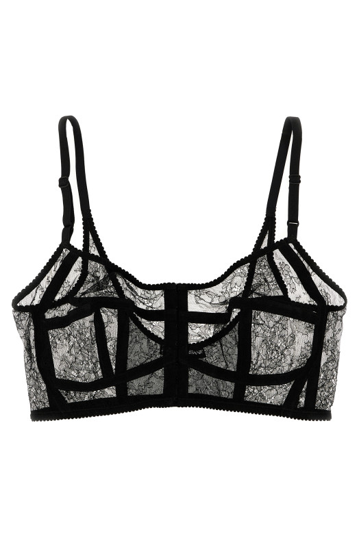 Мереживний бюстгальтер Чорний DOLCE & GABBANA (O1F10TONN77N0000) DOLCE & GABBANA Мереживний бюстгальтер Чорний DOLCE & GABBANA (O1F10TONN77N0000) DOLCE & GABBANA