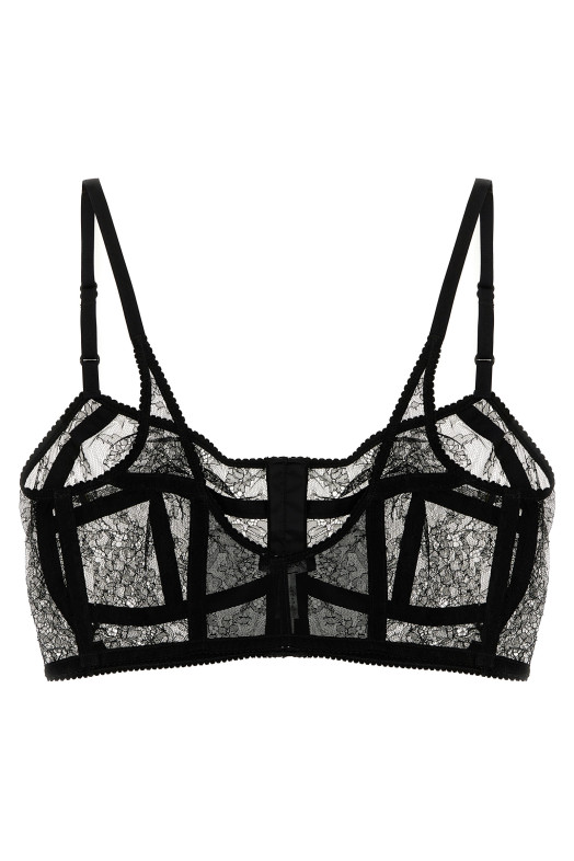 Мереживний бюстгальтер Чорний DOLCE & GABBANA (O1F10TONN77N0000) DOLCE & GABBANA Мереживний бюстгальтер Чорний DOLCE & GABBANA (O1F10TONN77N0000) DOLCE & GABBANA