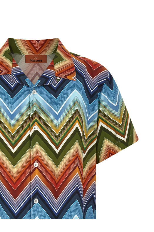 Macro zigzag shirt Multicolor