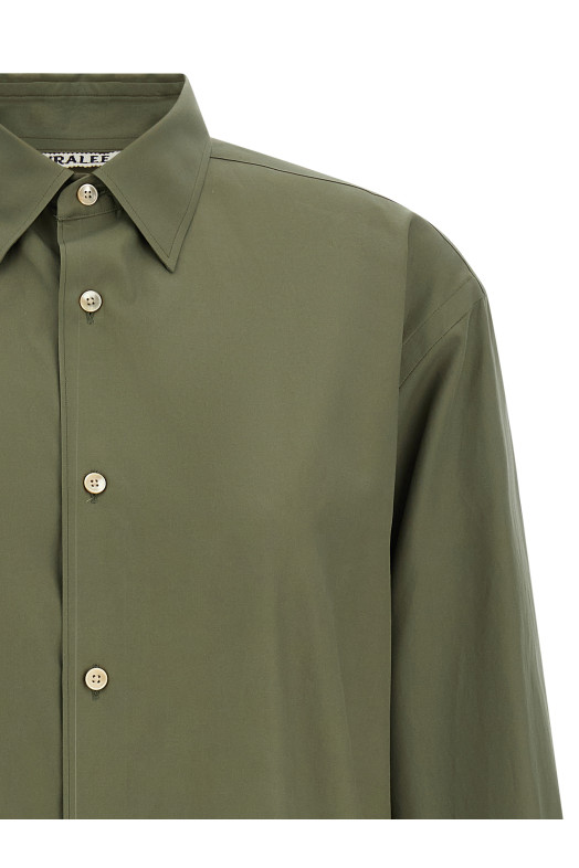 'Washed Finx Twill' shirt Green
