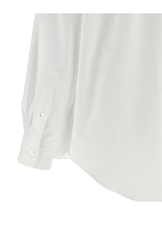 'Washed Finx Twill' shirt White