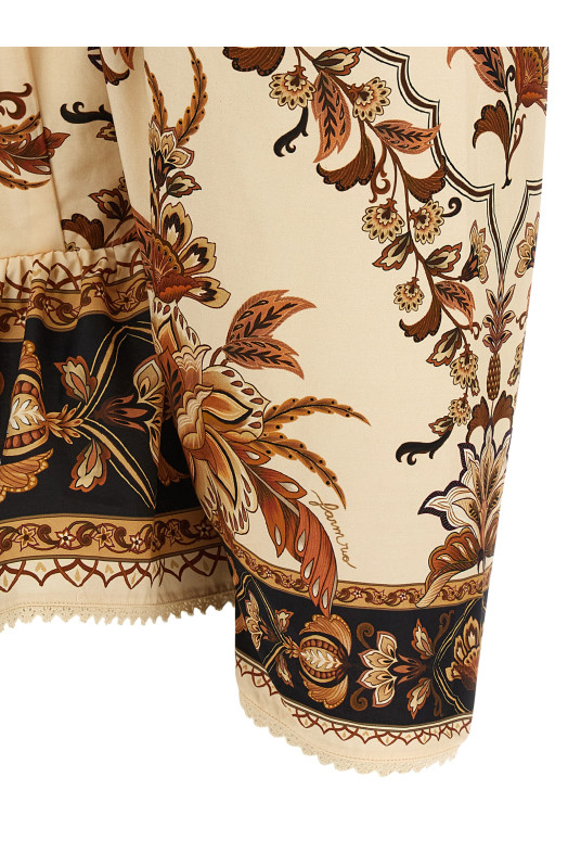 'Majestic Garden Sand' blouse Beige