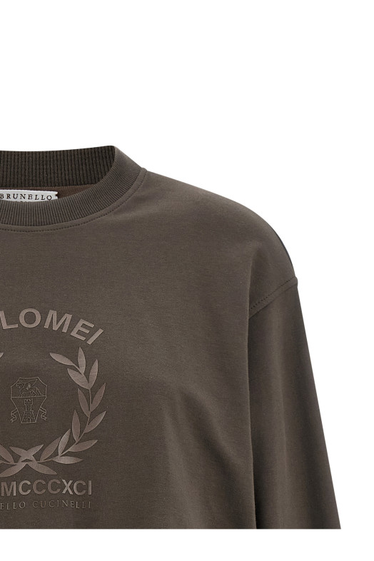 Cotton sweatshirt Brown