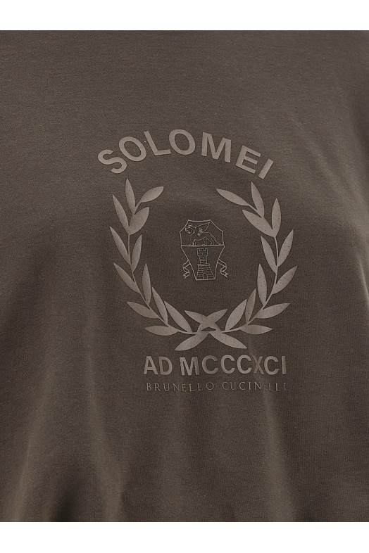 Cotton sweatshirt Brown