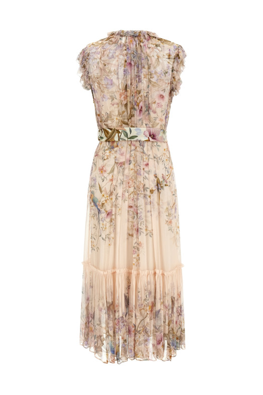 'Rebellion Flutter' dress Beige