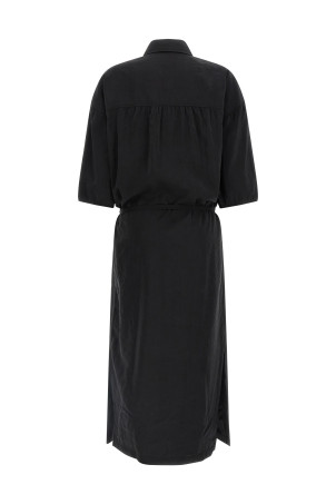 'Asymmetrical Shirt dress' dress Black