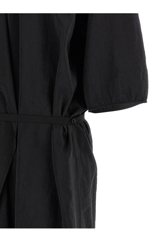 'Asymmetrical Shirt dress' dress Black