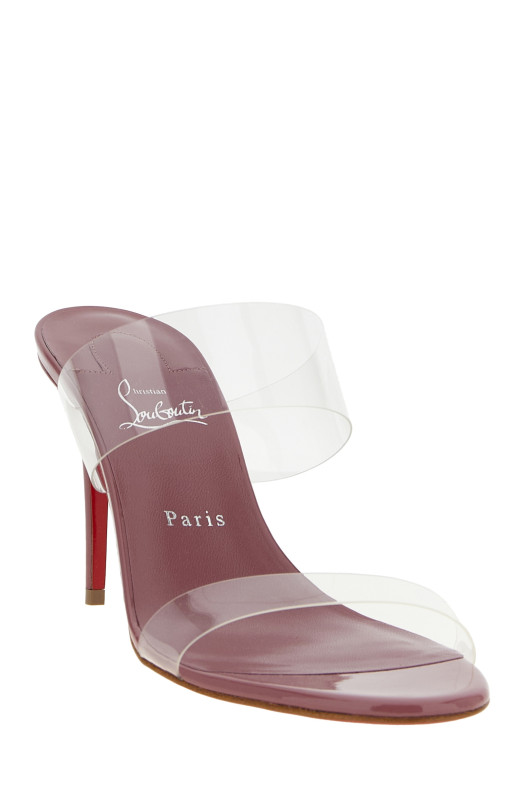 'Just Nothing' mules Transparent