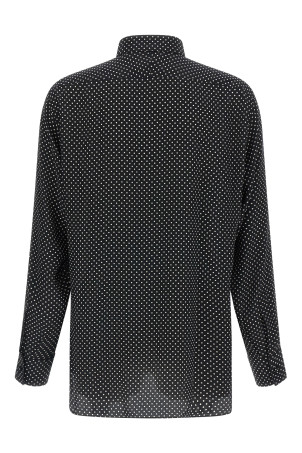 Polka dot shirt Black-grey