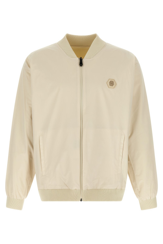 'Future' reversible bomber jacket Beige