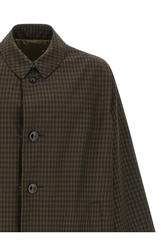 'Four Stitches' reversible trench coat Multicolor