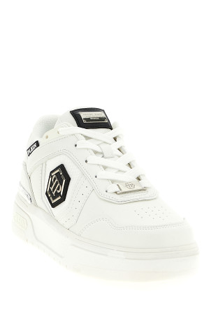 'SK8R' sneakers White