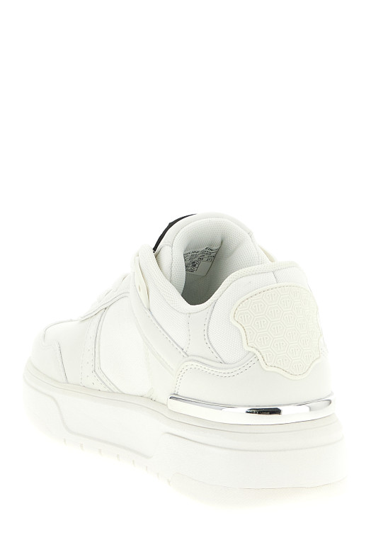 'SK8R' sneakers White