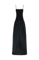 Taffeta skirt dress Black
