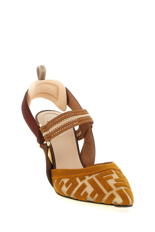 'Colibrì' slingback Brown