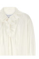 'Frilled Gather' shirt White