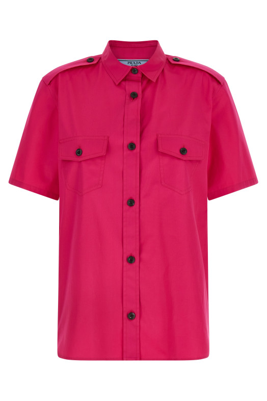 Poplin shirt Fuchsia