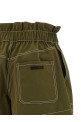 Gabardine shorts Green