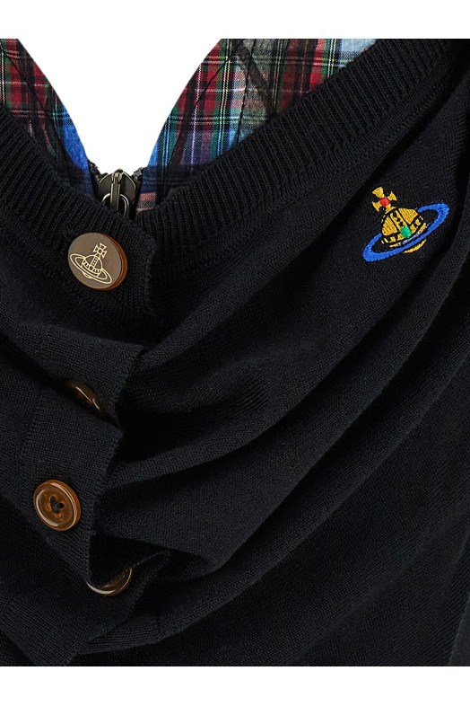 'Bea Corset' cardigan Black