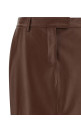 Leather skirt Brown