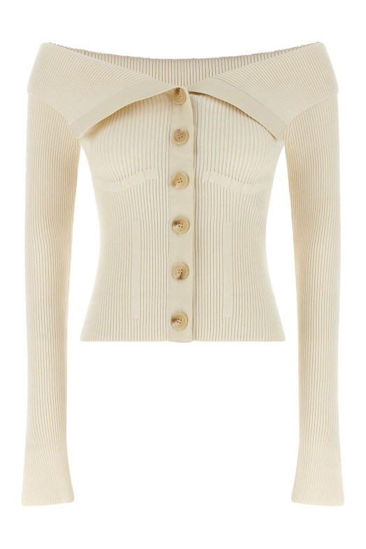 'Rebellion Bandeau' cardigan Beige
