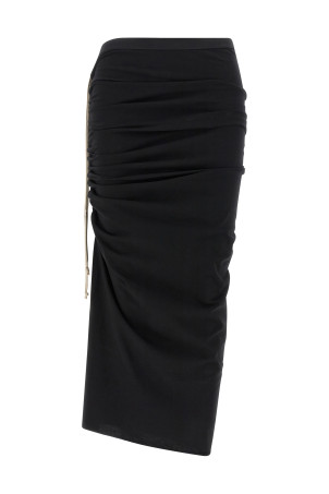 'Edfu Knee' skirt Black