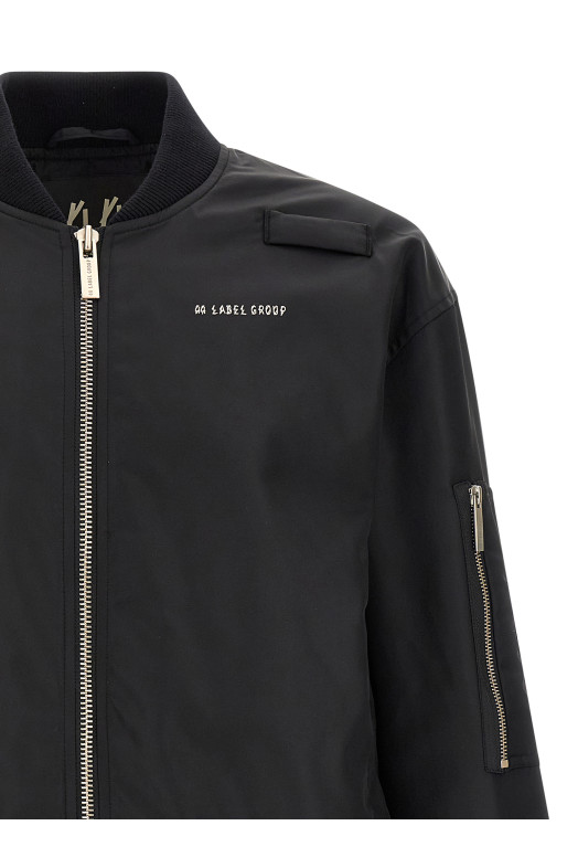 'Outer' bomber jacket Black
