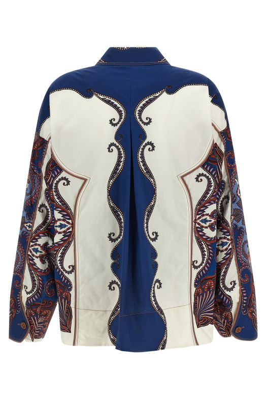 'Arabesque scarf Sand' shirt Multicolor