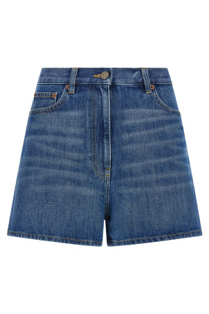 Valentino Garavani VGold Shorts Blue