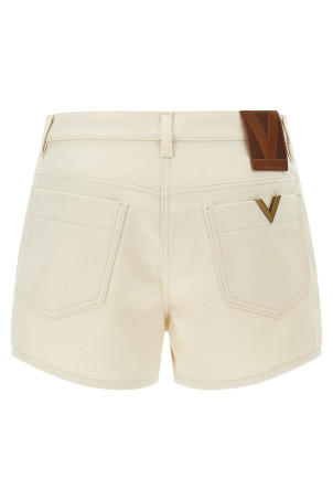 Valentino Garavani VGold Shorts Beige
