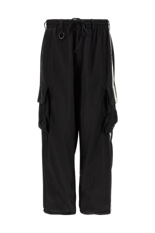'Nylon Wired 3-Stripes' joggers Black
