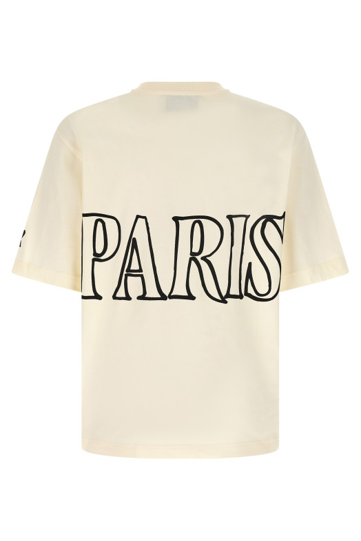 Logo print T-shirt Beige