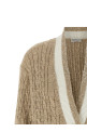 Braided cardigan Beige