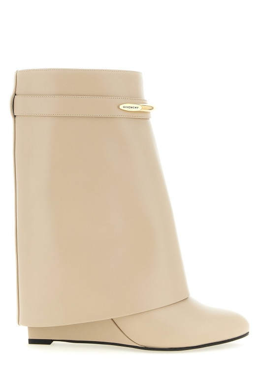 'Shark Pinch' ankle boots Beige