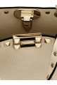 Valentino Garavani 'Rockstud' mini shopping bag Beige